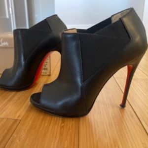 Christian Louboutin Black Booties